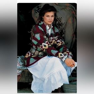 Ralph Lauren Prairie Skirt Rare Vintage 1980s